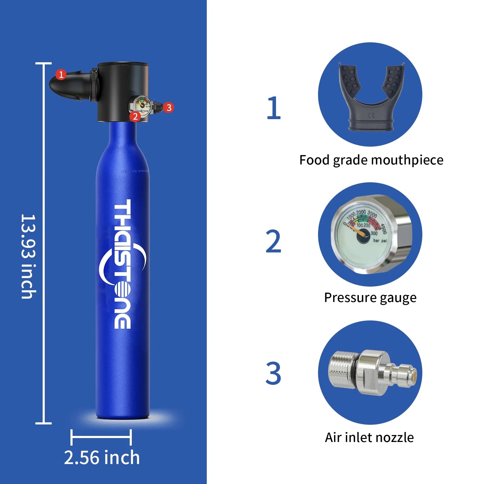 Mini Dive Oxygen Tank
